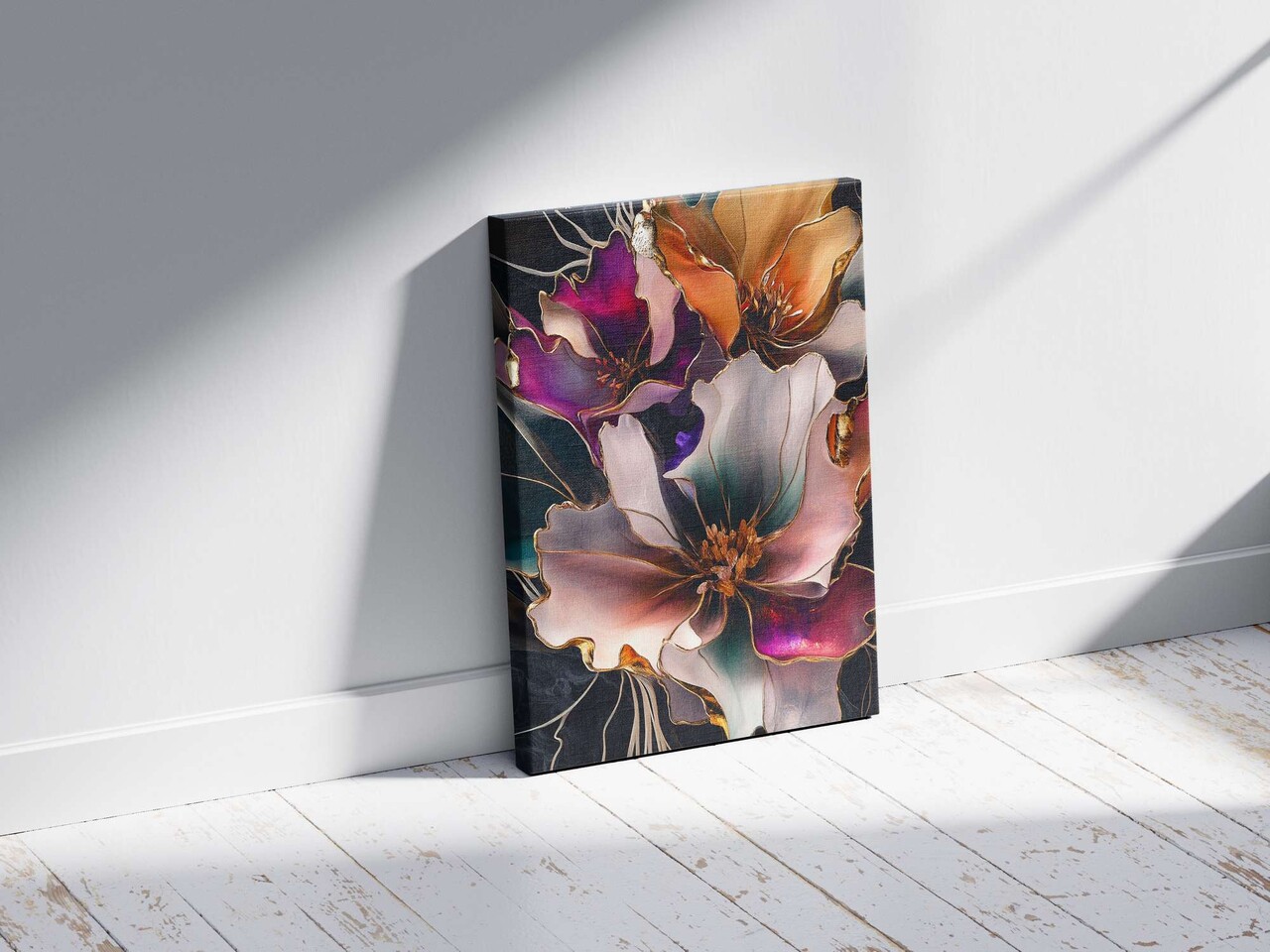 Tablou decorativ, YNS-1012-80 x 120, Lemn, Multicolor - view 3