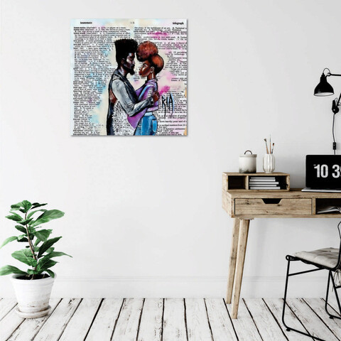 Tablou decorativ, kc441, 50% bumbac / 50% poliester, canvas imprimat, multicolor