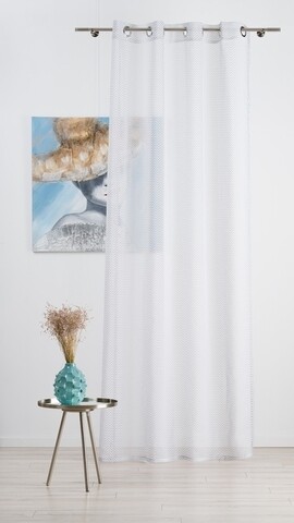 Perdea Mendola Interior, Sky, 140×245 cm, poliester, gri Mendola Interior