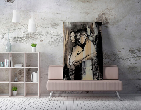 Tablou decorativ, wy189 (70 x 100), 50% bumbac / 50% poliester, canvas imprimat, multicolor