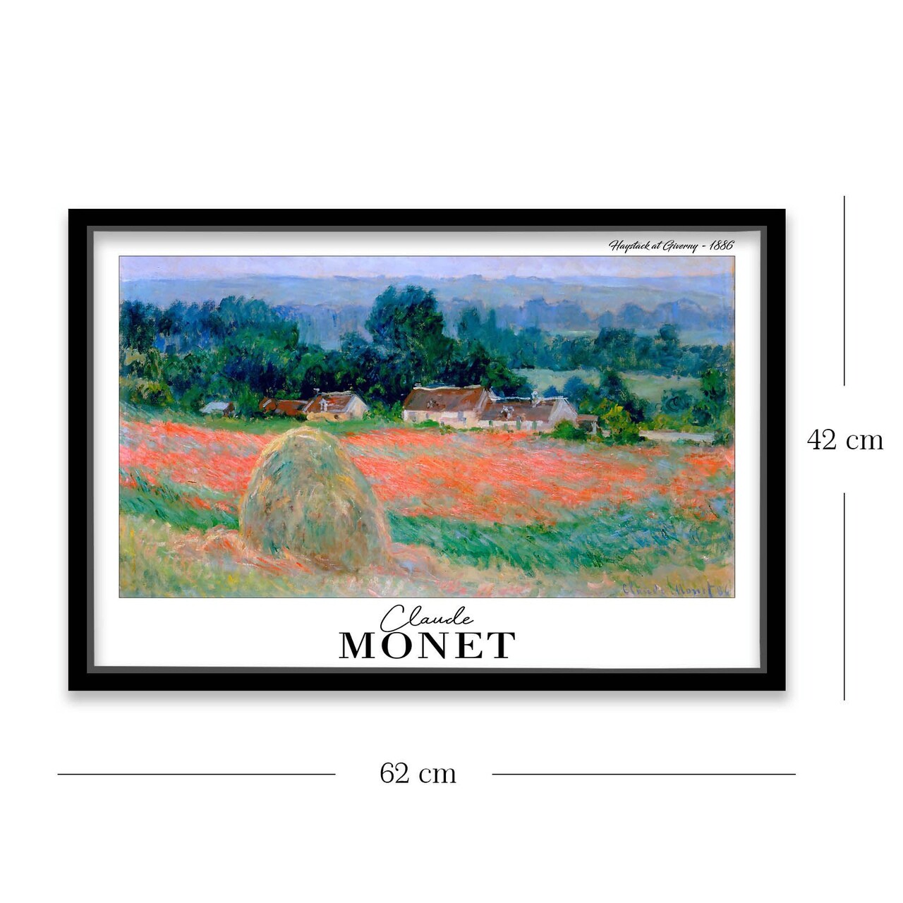 Tablou decorativ, 4262SYHMONET-010, Fundal: 100% MDF (Grosime: 2,7 mm), Multicolor - view 5