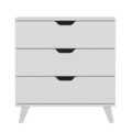 Dulap, Inarch, Valencia 3, 72x76x40 cm, PAL, Alb