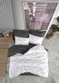 Lenjerie de pat dubla King Quilt (BL) Wimper - White, Mijolnir, 3 piese, 240x220 cm, bumbac ranforce, multicolor