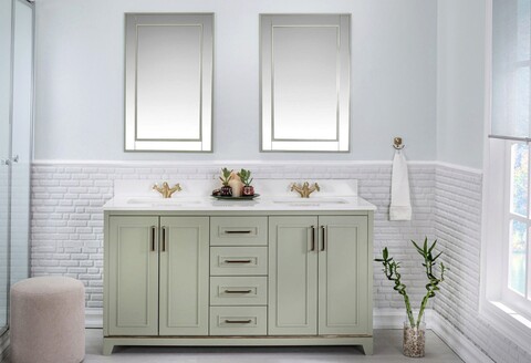 Set mobilier de baie (3 piese), Jussara, Ontario 60, Verde Jussara
