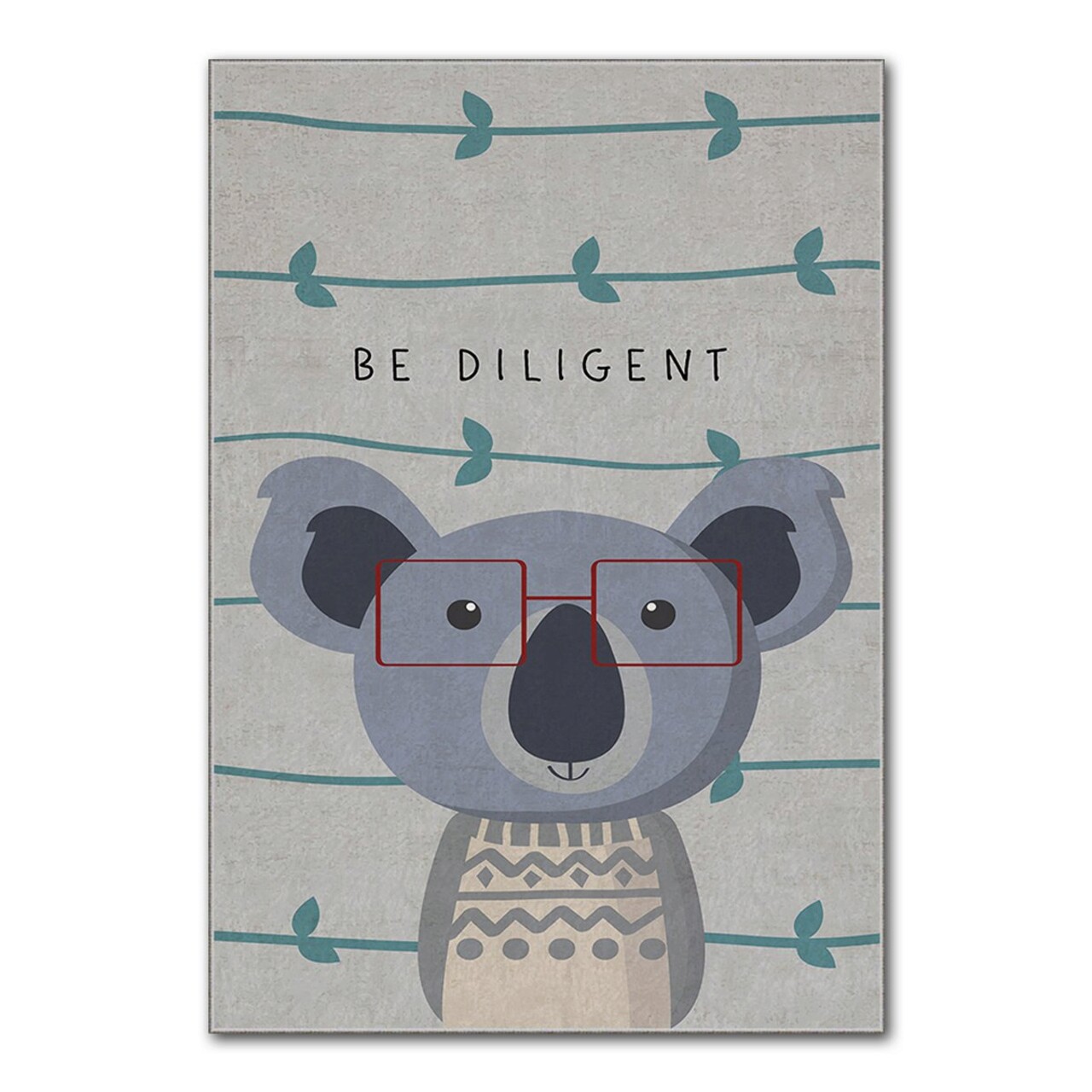 Covor, HMI KDC-113, 100x140 cm, Poliester, Multicolor