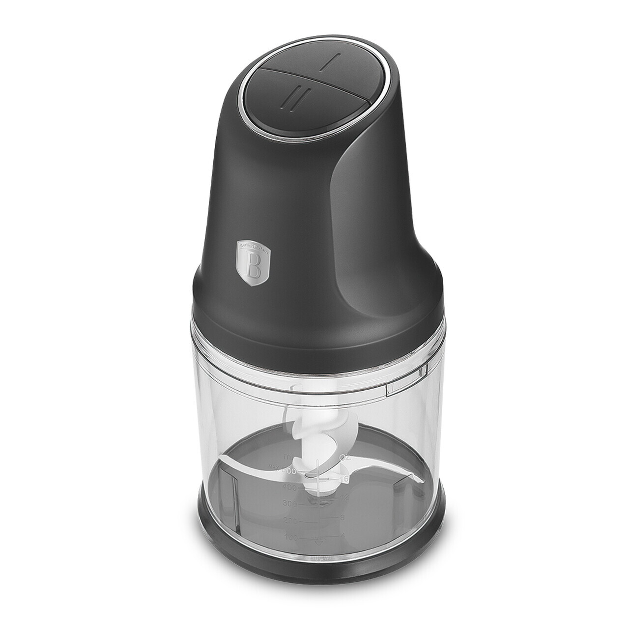 Tocator 2 in 1 Berlinger Haus, Anthracite, 1 L, inox/plastic, antracit mat/transparent - imagine 2