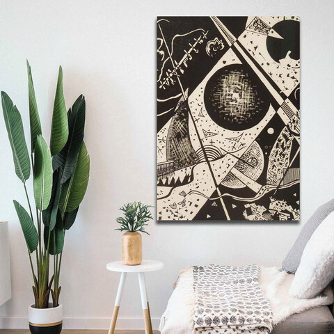 Tablou decorativ, 70100kandinsky009, canvas , lemn, multicolor