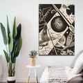 Tablou decorativ, 70100KANDINSKY009, Canvas, Lemn, Multicolor