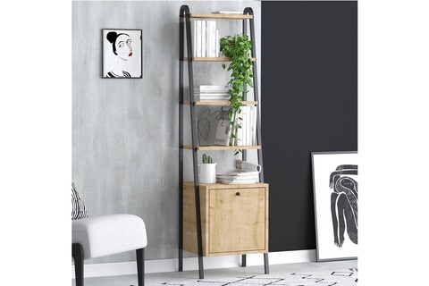 Corp biblioteca, Elegance, Mona, Stejar safir / negru