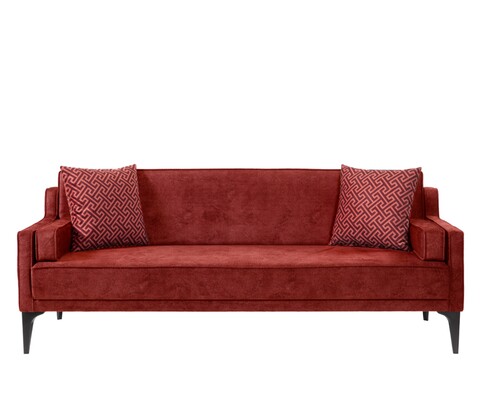 Canapea extensibila Doruk, Pandia Home, 195x80x80 cm, lemn, rosu Canapele si coltare