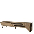 Comoda TV, Hommy Craft, Beril 2, 180x37x40 cm, PAL, Stejar