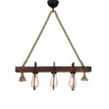 Candelabru All Design, handmade, 10x60x70 cm, Walnut