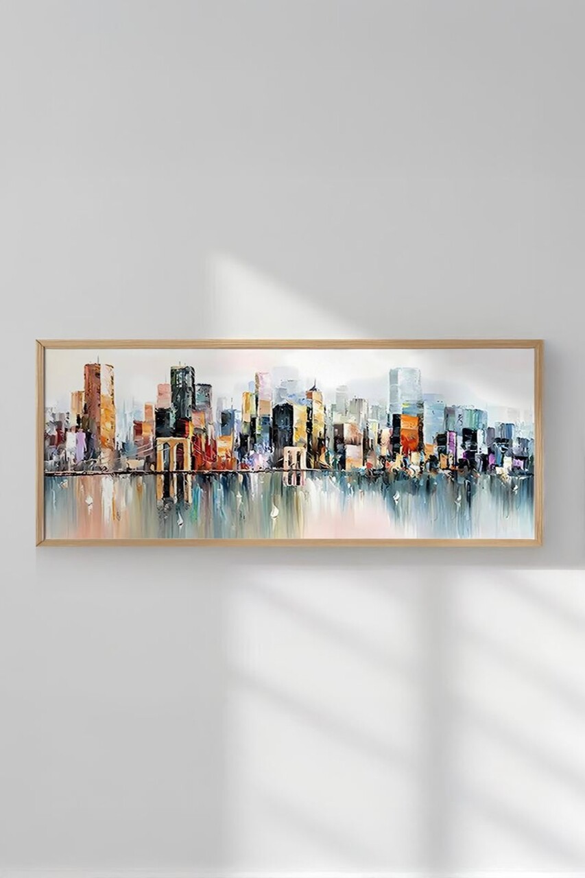 Tablou decorativ, Artsmdfyty25-50120, Vopsea: 100% MDF (grosime: 2,7 mm), Multicolor - view 4