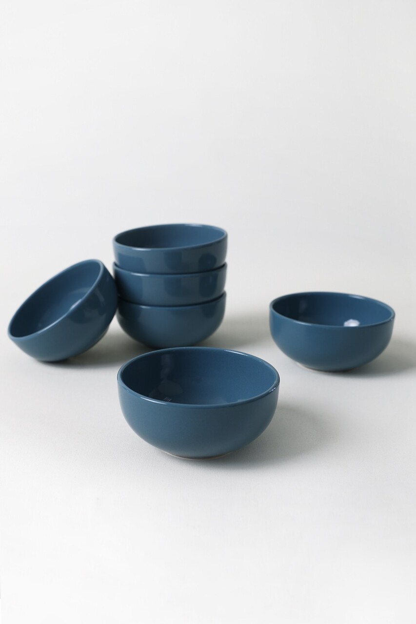 Set boluri ceramice (6 bucăți), L'essentiel Maison, 275KRM2351, Antibacterian, Albastru - view 6