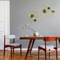 Decoratiune de perete, Weifang, Metal, Dimensiune: 70 x 70 x 7 cm, Verde