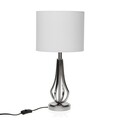 Lampa de masa Illinois Satin, Versa, 25 x 25 x 51 cm, metal