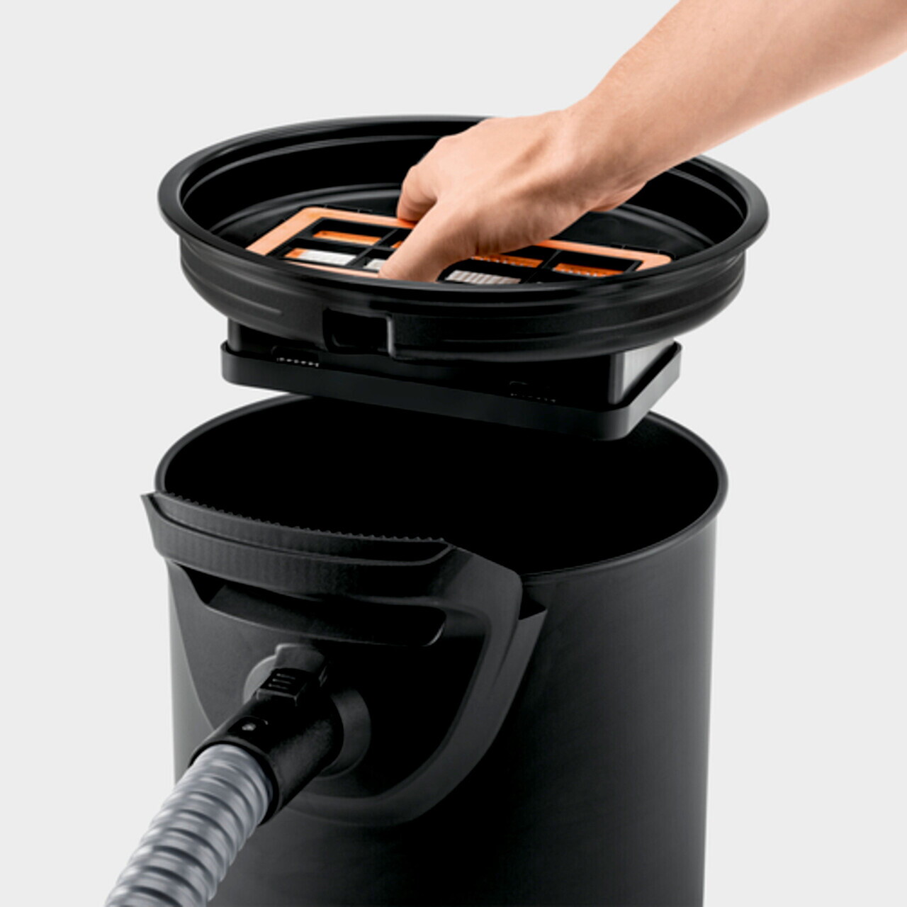 Aspirator pentru cenusa AD 2, Karcher, negru — imaginea 5