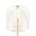 Set matura si faras Bambou, Homla, 23x85 cm, plastic, alb/natur