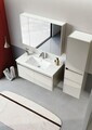 Set Dulap de Baie cu Chiuvetă și Oglindă (2 Piese), Hanah Home, Arno 100, Casmir