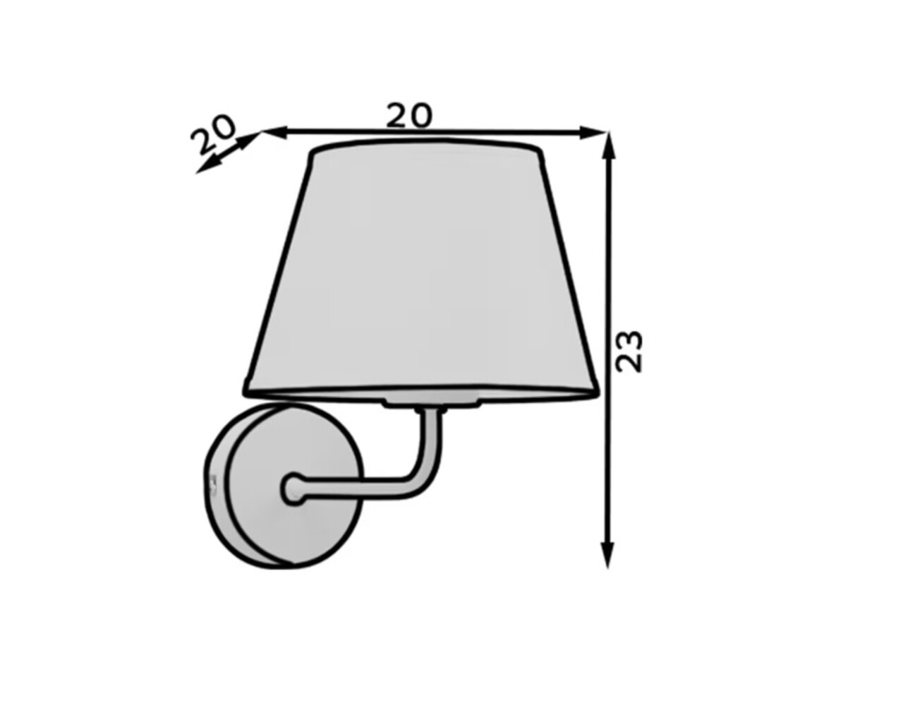 Aplica de perete ELTAP, Vespillo, 20x20x23 cm, 1xE27, 15W, otel/PVC, alb/auriu