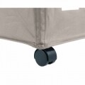 Cos pentru rufe cu 3 compartimente, mobil, Trivo Beige, Wenko, poliester/poliamida, 116 l, bej