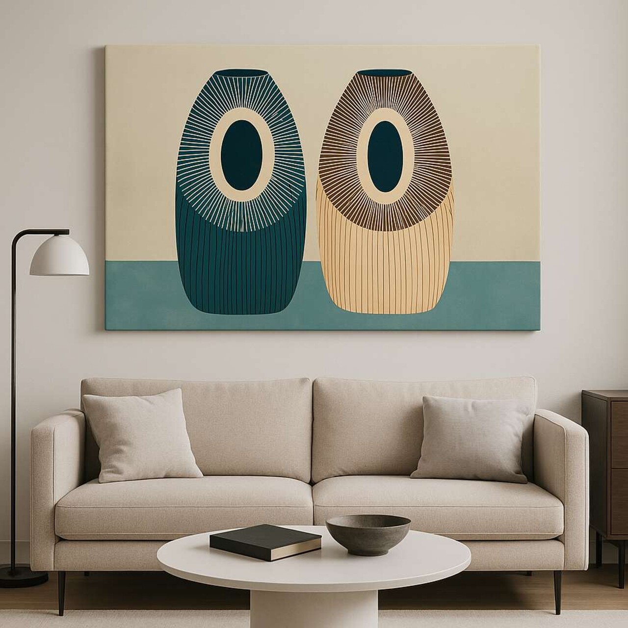 Tablou decorativ Hm_Cnvs26-16-70x100 Cadru: 100% lemn (Grosime: 2 x 3 cm) Multicolor