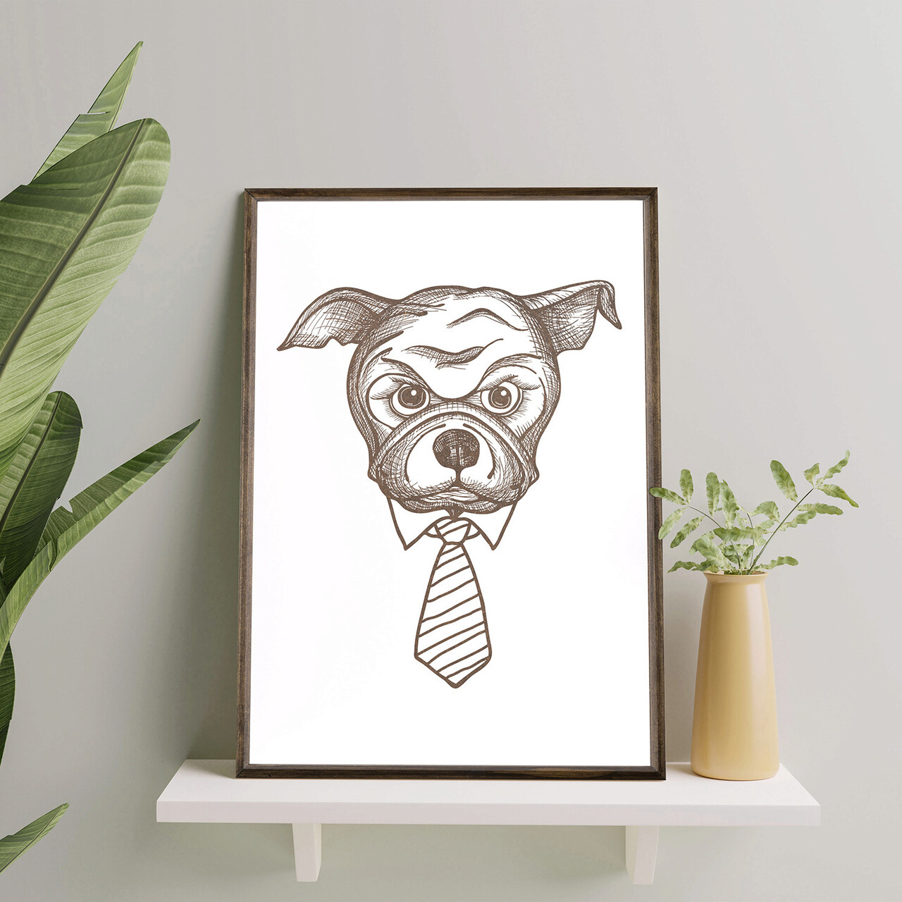 Tablou decorativ TD159 Lemn Desenat manual Natural