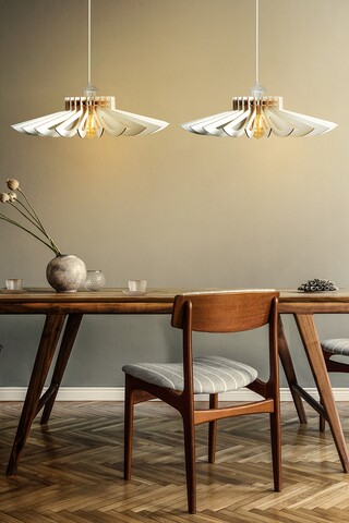 Lustra 2 piese, 160, fullhouse, 52 x 45 cm, 1 x e27, 60w, alb
