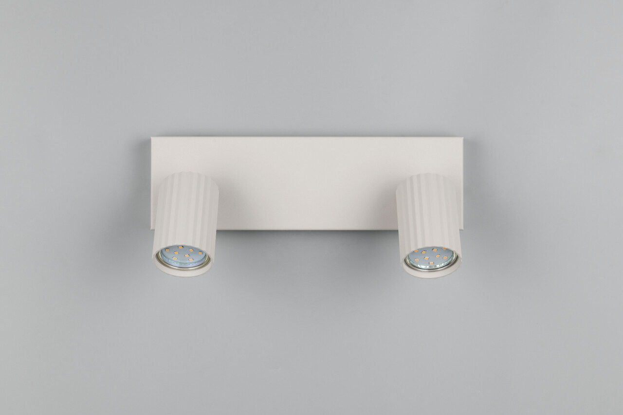 Plafoniera Soka, TRIO, 30x9x14.5 cm, 10W, 2x GU10, metal, gri