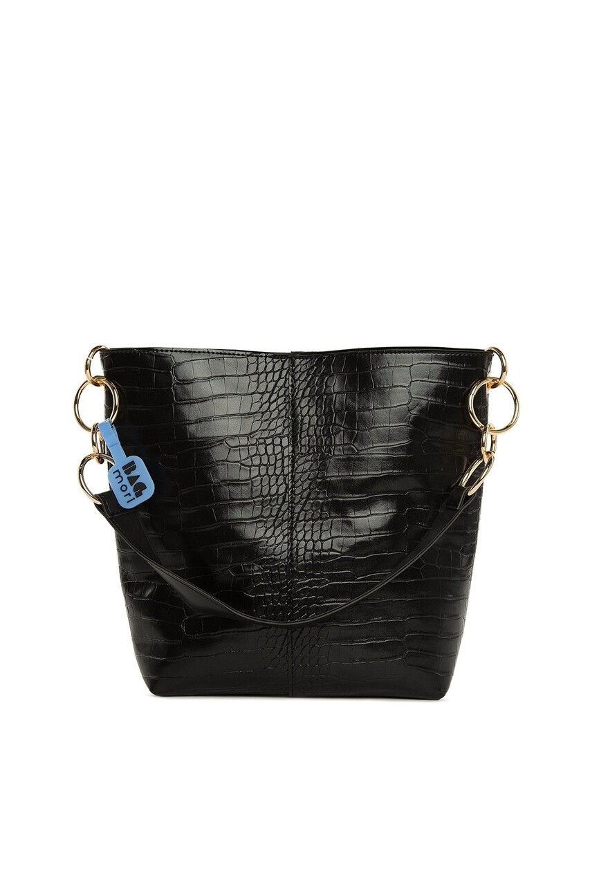 Geanta, Bagmori, 5506 - 65455 - Black v2, piele ecologica, negru