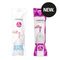 Set 20 saci de gunoi, Brabantia, PerfectFit, marimea C, 10-12 L, nailon, alb