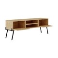 Comoda TV Naïve, Decotie, 143x35.6x50.7 cm, PAL melaminat, oak