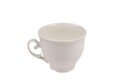 Set 6 cani + 6 farfurii, Kutahya Porselen, CPR12CT0014, 180 ml, portelan, alb