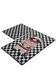 Set 2 covorase de baie Mr. Raccoon, Chilai, 50x60 cm/60x100 cm, multicolor