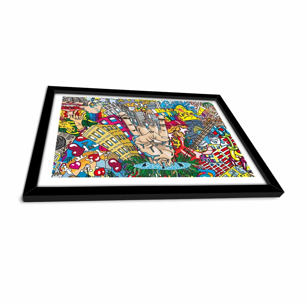 Tablou decorativ, 3550POP-012, Grosimea cadrului: 20 mm, Multicolor — imaginea 3