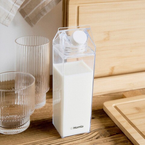 Sticla pentru lapte Lesina, Homla, 500 ml, plastic, transparent