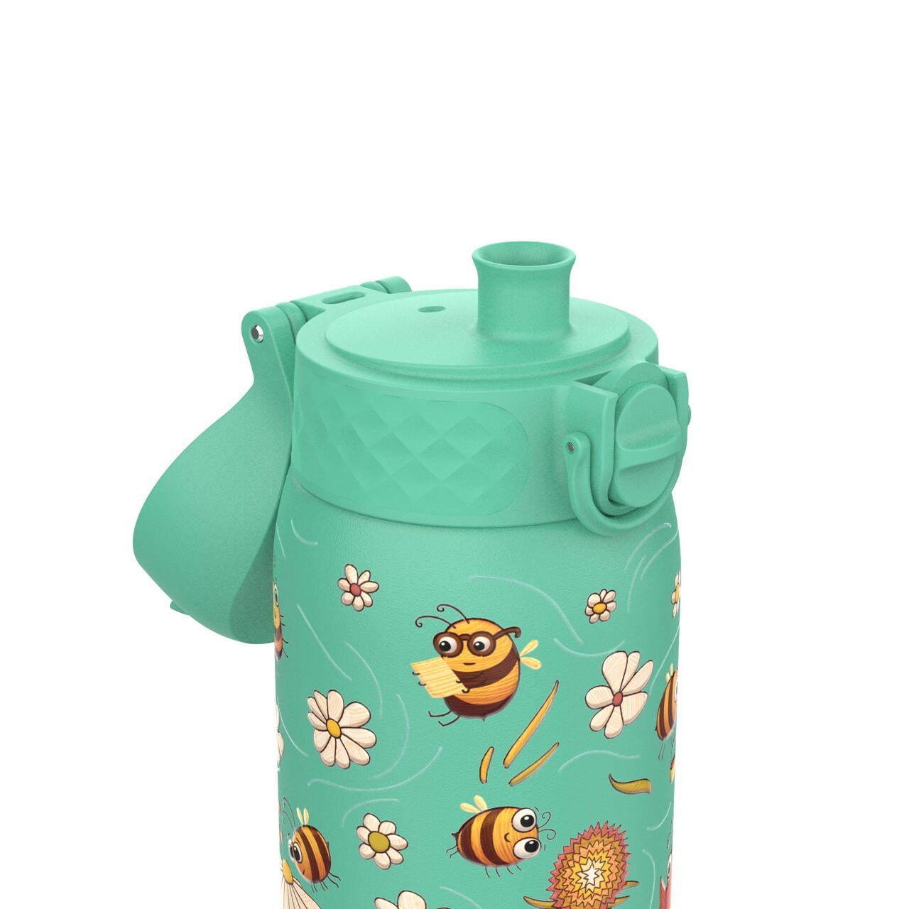 Sticla apa pentru copii, inox, 320ml, Bees - Ion8 - imagine 2