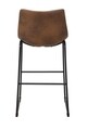 Scaun de bar Metropolitan, Mauro Ferretti, 45 x 54 x 99 cm, fier/piele ecologica