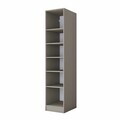 Dulap pentru haine, Hanah Home, BA278, 45x210x57.5 cm, Gresie