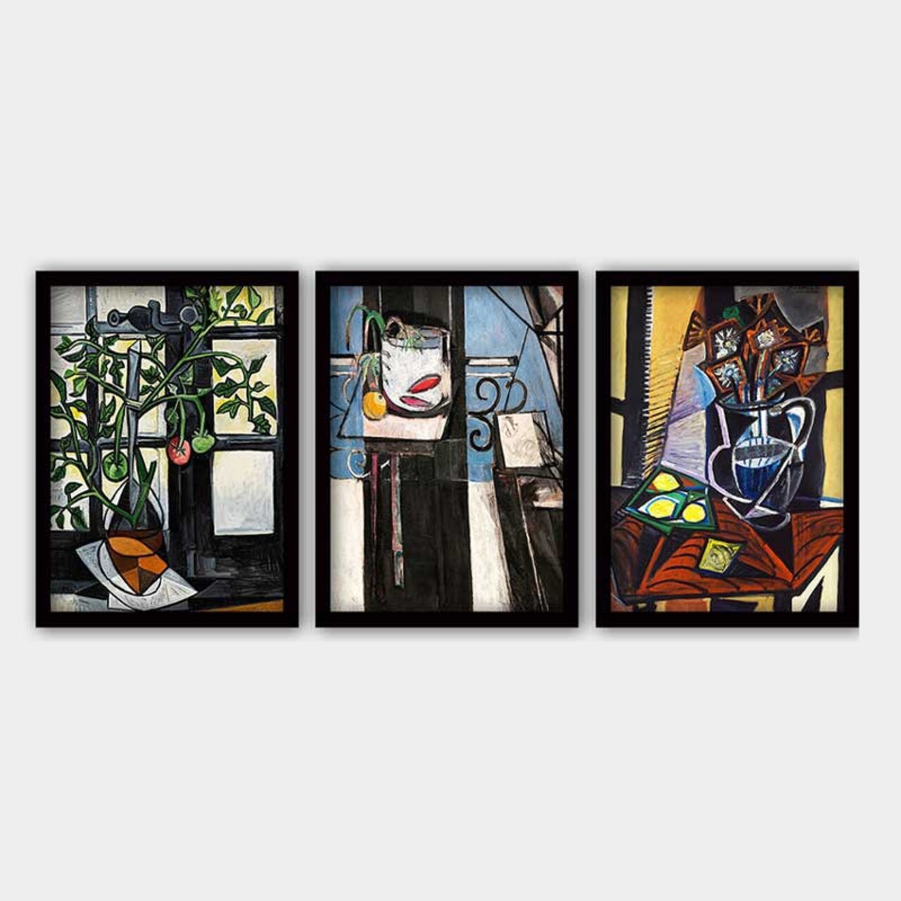 Set 3 tablouri decorative, 3SC_UNPP04_5575, Polistiren, Multicolor - view 2
