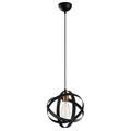 Lustra, Opviq, 892OPV1535, Metal, Negru/Maro antic