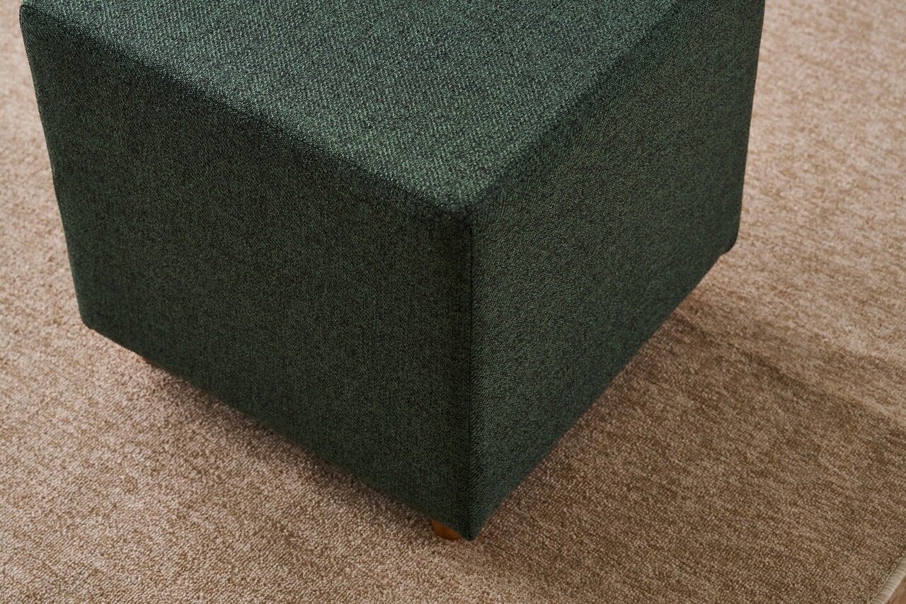 Taburet, Atelier del Sofa, 825BLC5165, Lemn, Verde - view 3