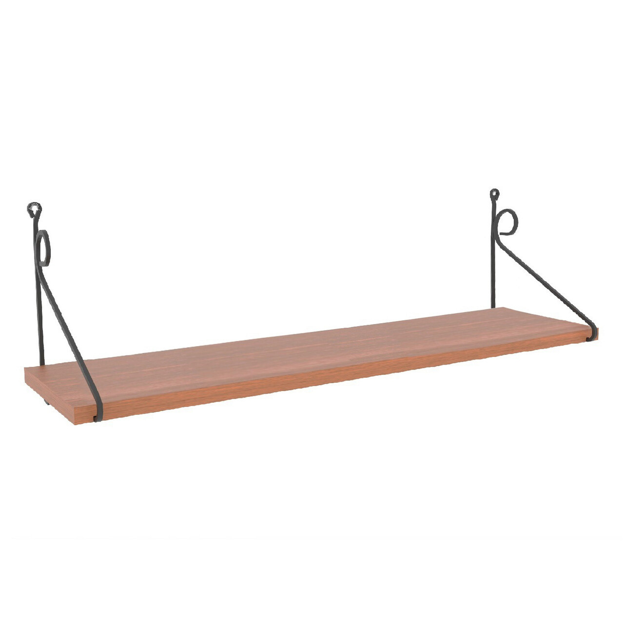 Raft de perete, Decormet, Seramoni, 72x27x20 cm, Maro - 2 | YEO