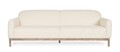 Canapea 3 locuri Detroit, Bizzotto, 232x87x82 cm, lemn de frasin/poliester Boucle, natural