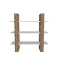 Raft de perete, Zena Home, Suno, Oud Stejar / Alb