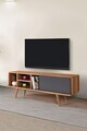 Comoda TV, Hanah Home, Ela 3331, 130x47x35 cm, PAL, Nuc / Antracit