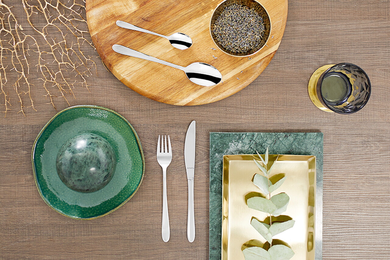 Set tacamuri 24 piese Amefa, Monaco, inox 18/10, argintiu — imaginea 10