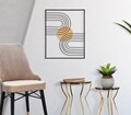 Decoratiune pentru perete, Mauro Ferretti, Sunshine - A, 40.5 x 1.5 x 50.5 cm, fier, multicolor