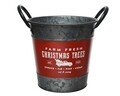 Galeata Bucket, Decoris, 45x36x34 cm, rosu
