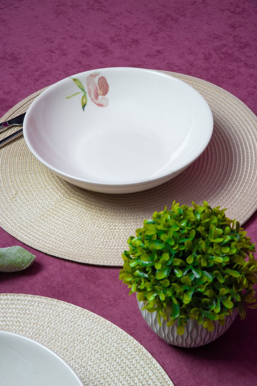 Set de boluri pentru salată, Hermia, 858CMR1508, Portelan, Multicolor - view 3